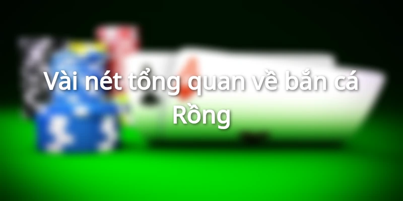 Vài nét bao quát về bắn cá Rồng
